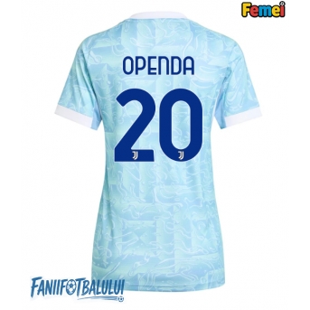 Juventus Lois Openda #20 Tricou Fotbal Replică 2025-26 Femei Deplasare